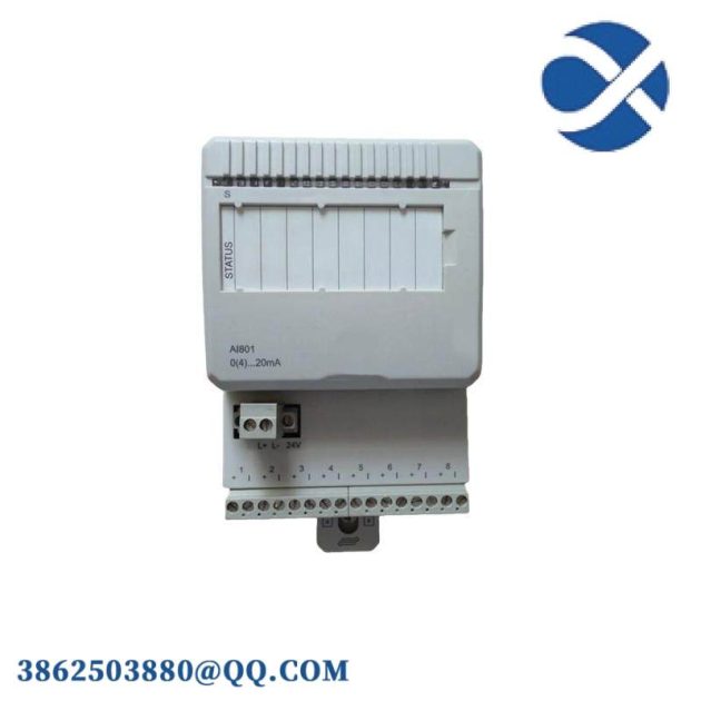 ABB 3BSE020512R1 AI801 - 8 Channel Analog Input Module for Industrial Control Systems