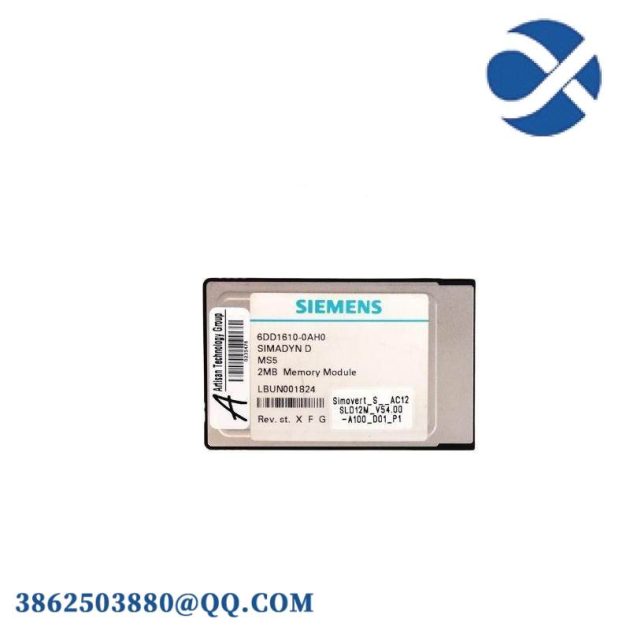 Siemens 6DD1610-0AH0 SIMADYN D Memory Submodule MS41