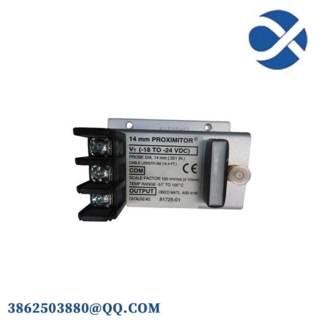 Bently Nevada 81725-02 PROXIMITOR SENSOR: Industrial Control Module for Enhanced Machine Monitoring